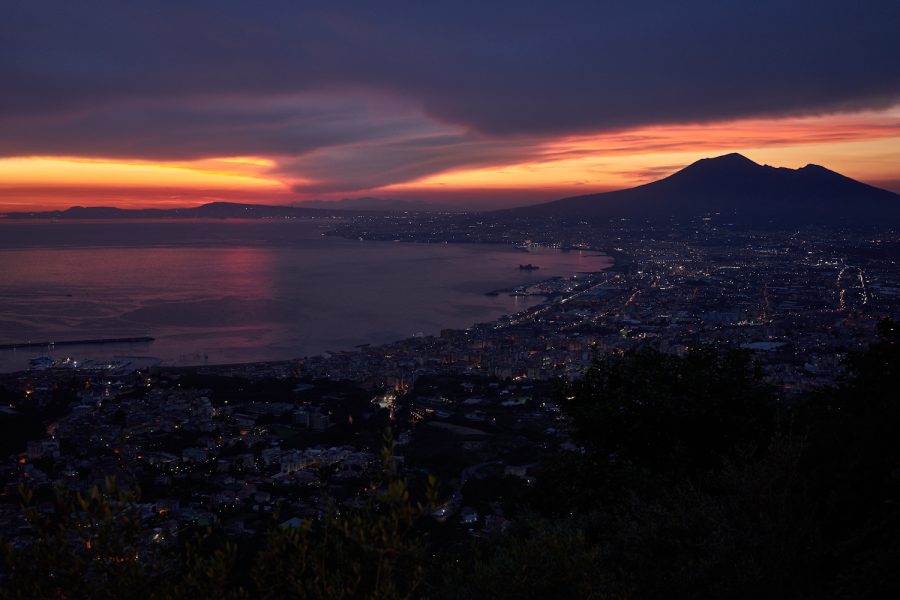 Pompeii bei Nacht