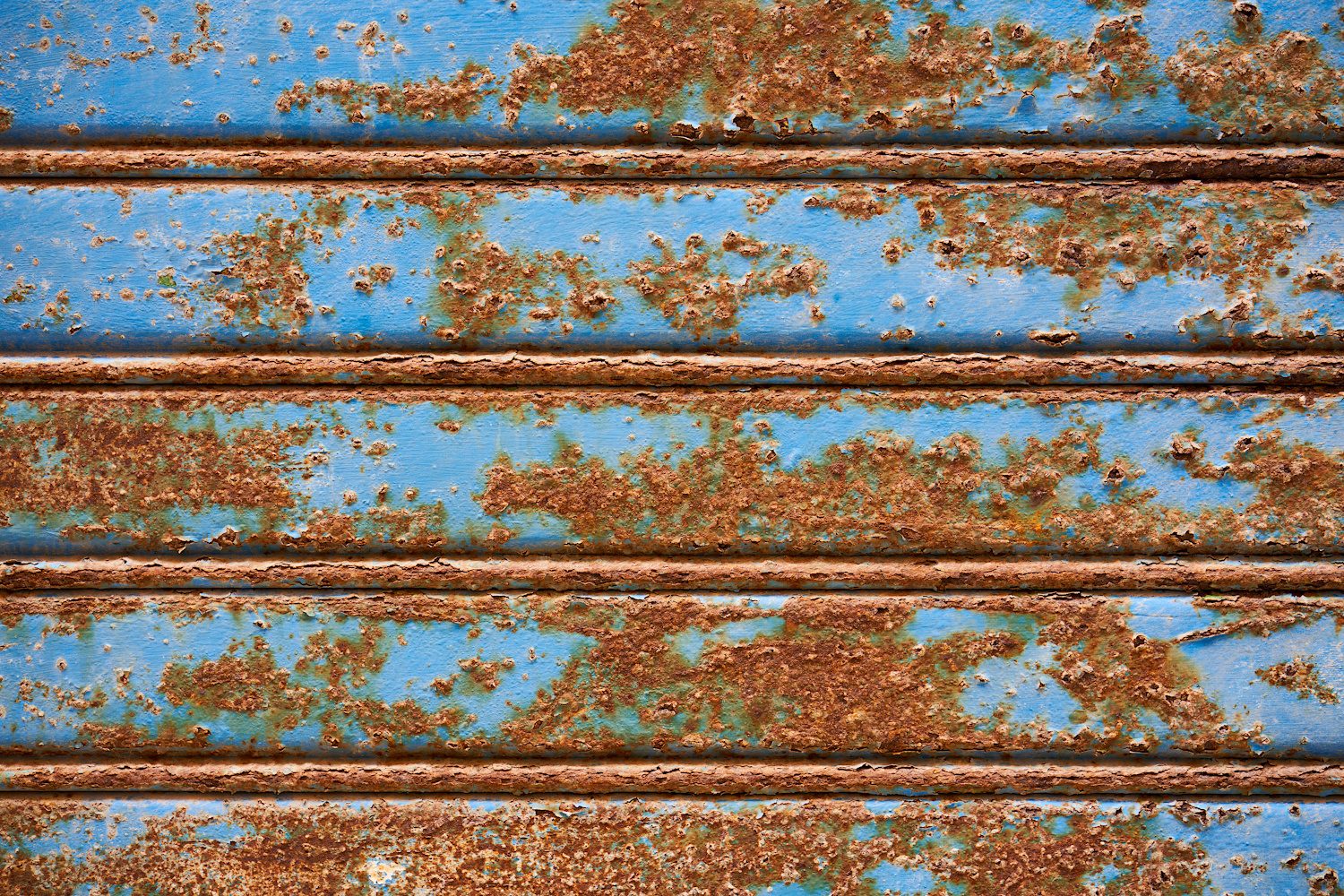 Blau und Rost