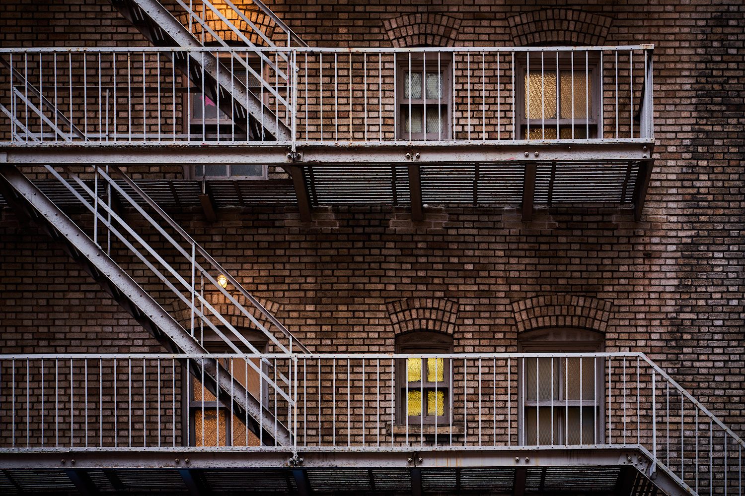 Treppen und Fenster